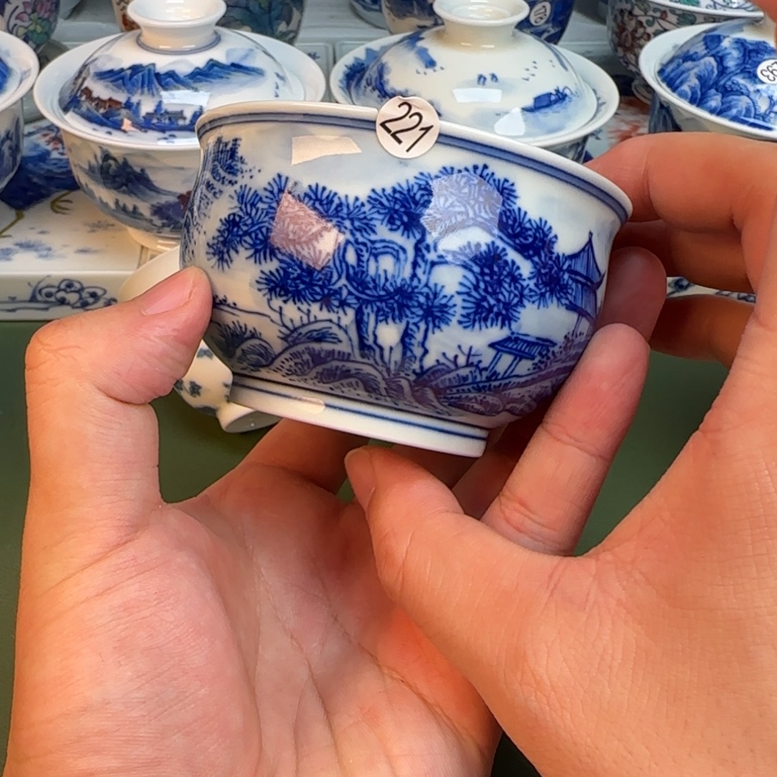 彦祖纯手工手绘茶具221