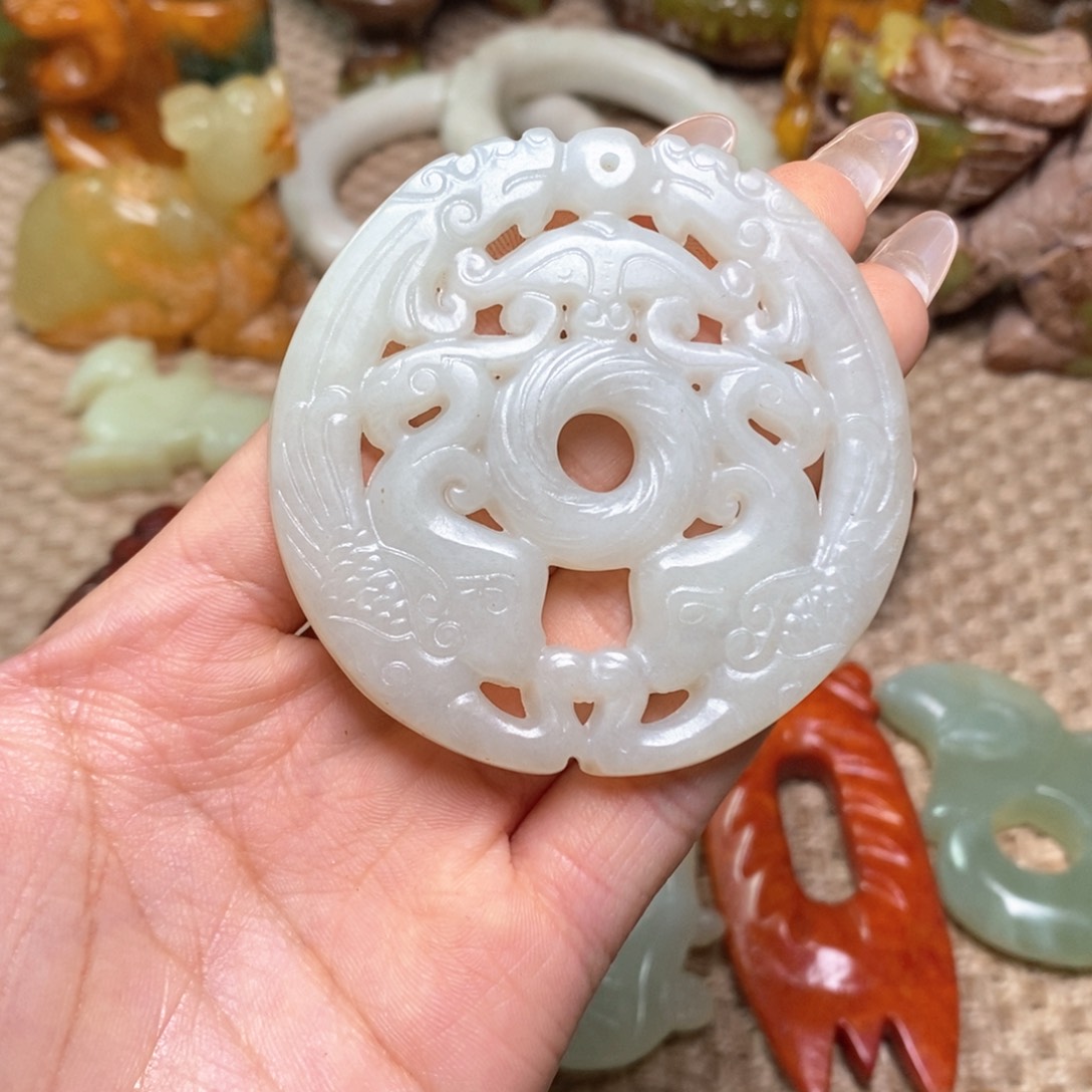 白玉菩提吊坠白玉菩提白玉菩提摆件
