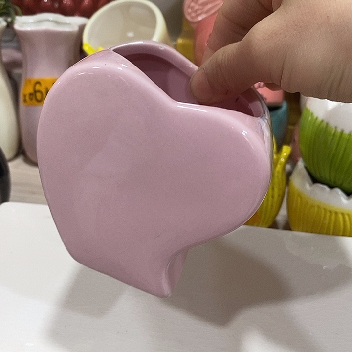 陶盆有孔 瑕疵针孔漏釉介意勿拍外口 6.5外8高8