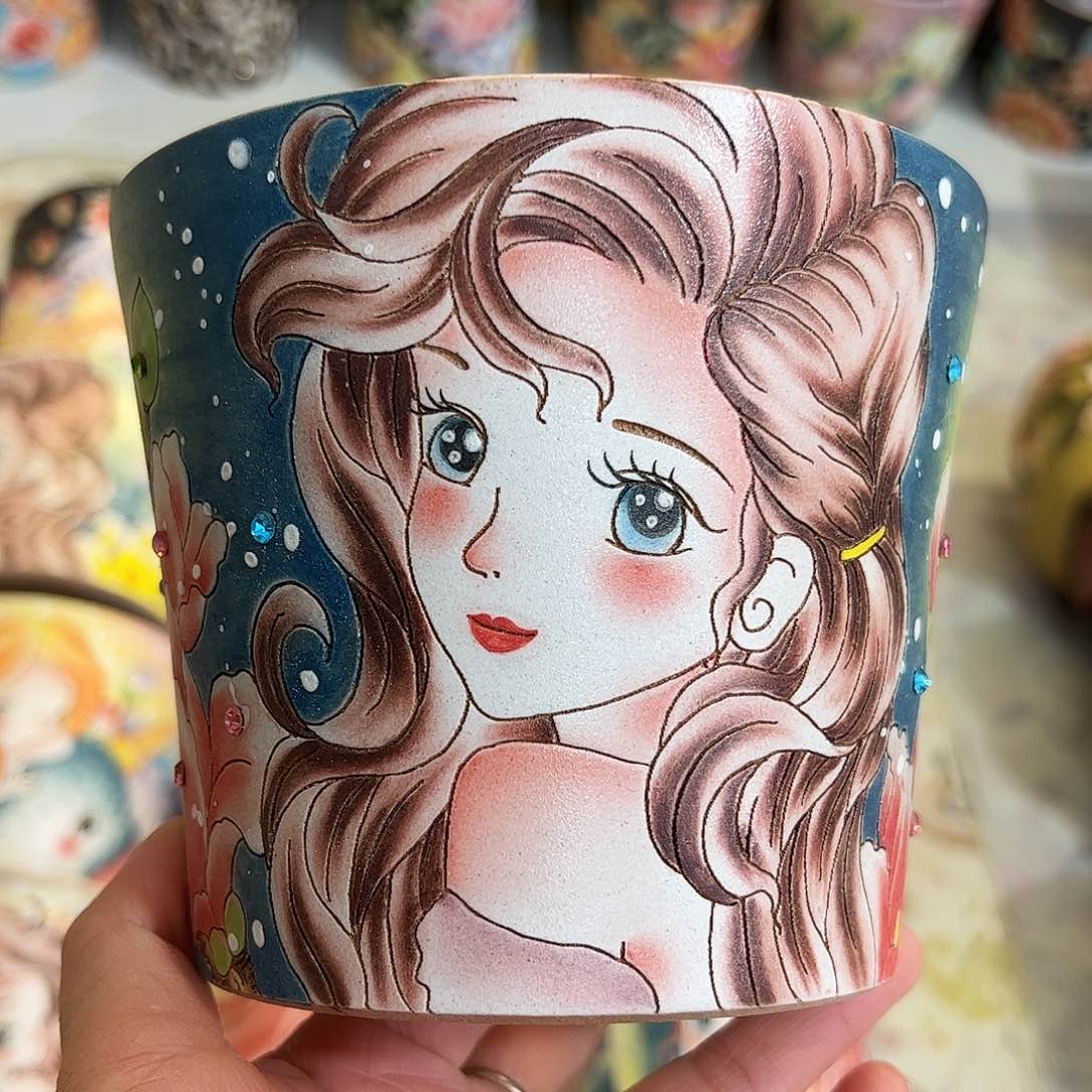 景德镇陶瓷花盆景德镇陶瓷花盆