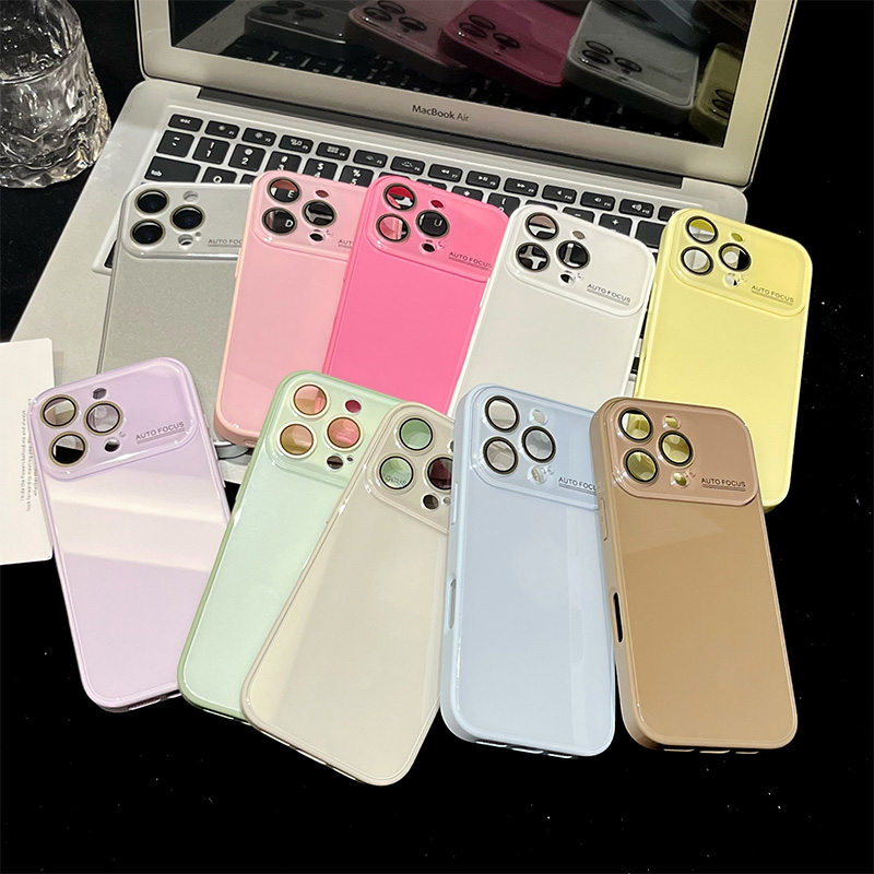 大视窗马卡龙适用苹果16promax手机壳iPhone15/14/17保护套13简约