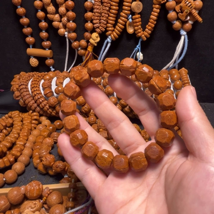 桃核手串星图六方