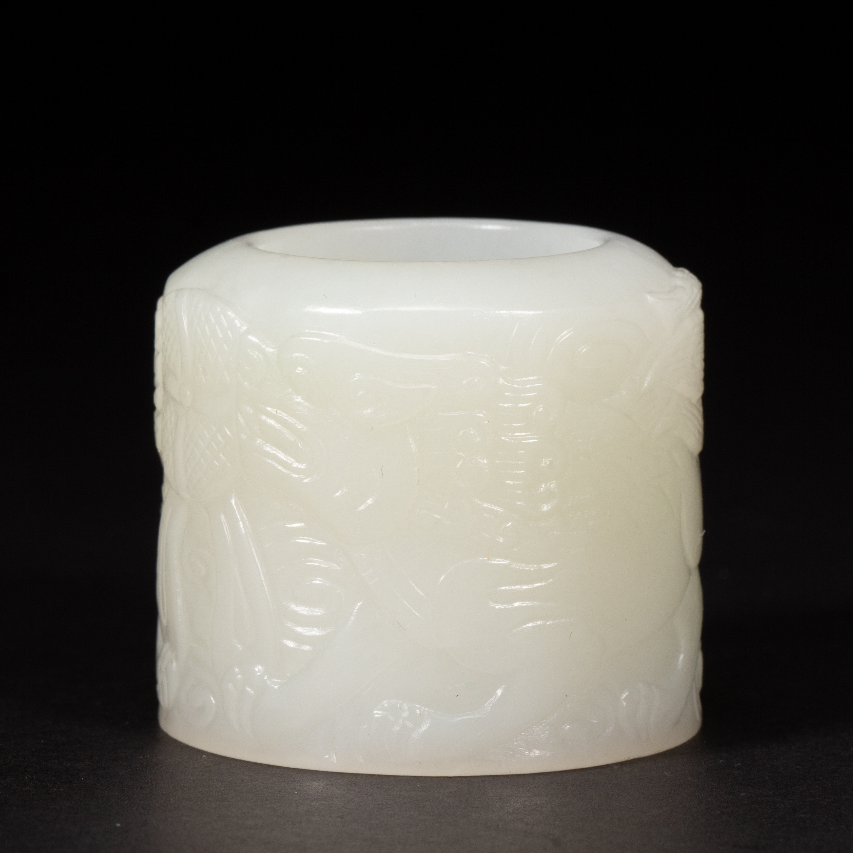 【程田文物】清-玉-扳指250103-24