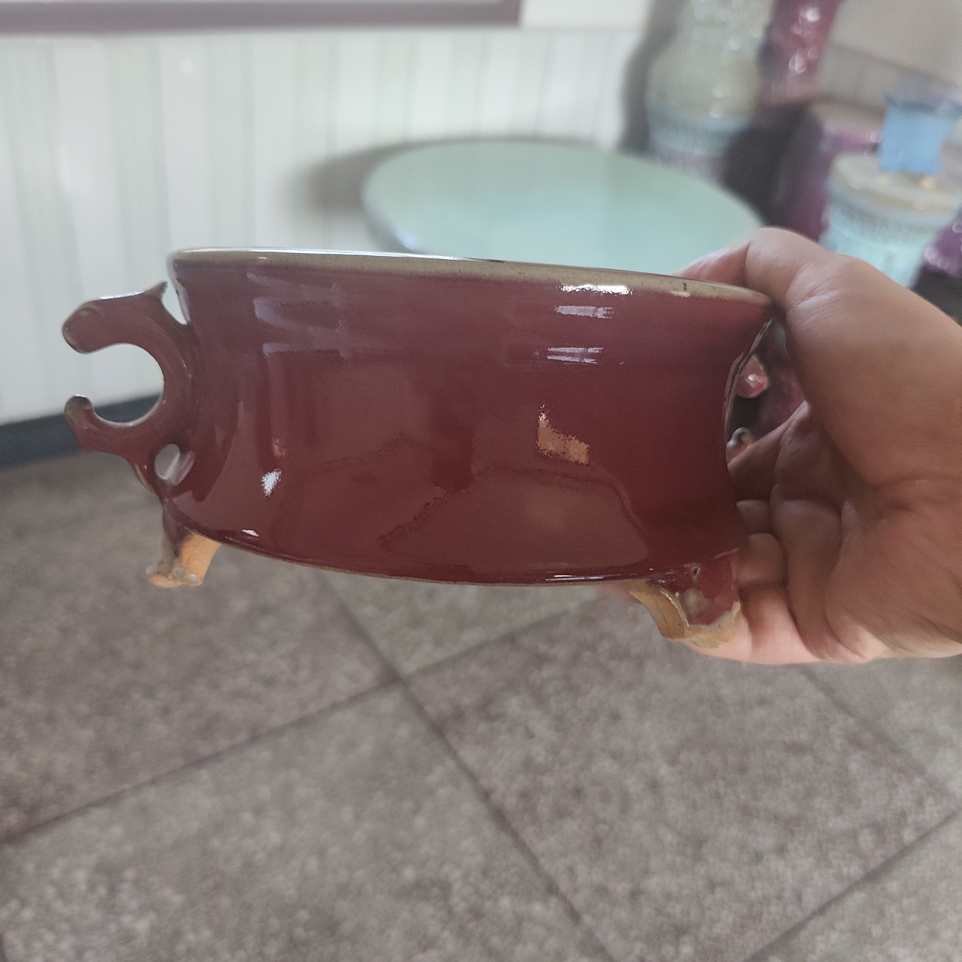 钧瓷花盆大口径优雅美观