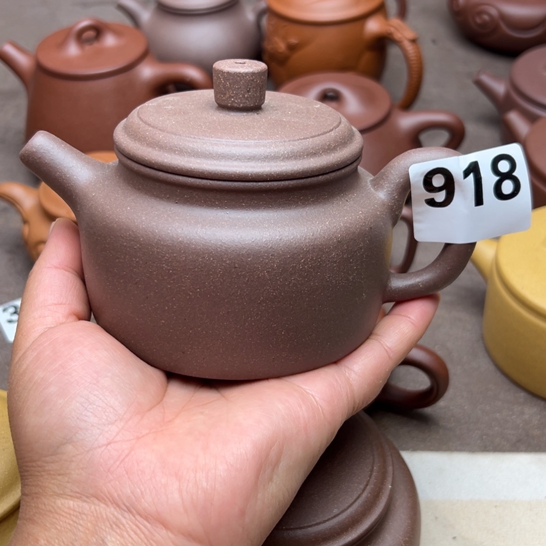 茶壶紫砂紫泥半手工300cc左右