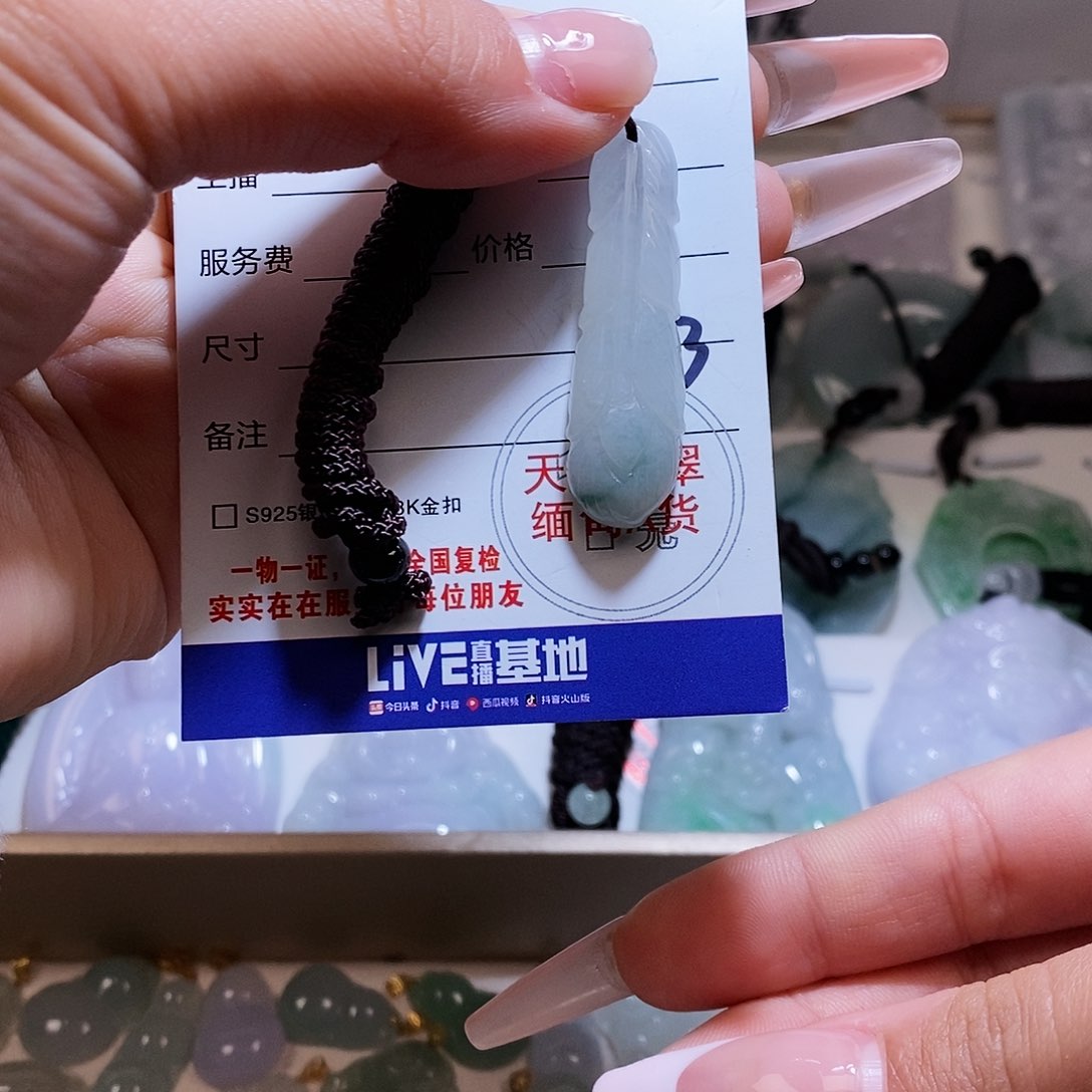 翡翠颈饰未镶嵌翡翠2