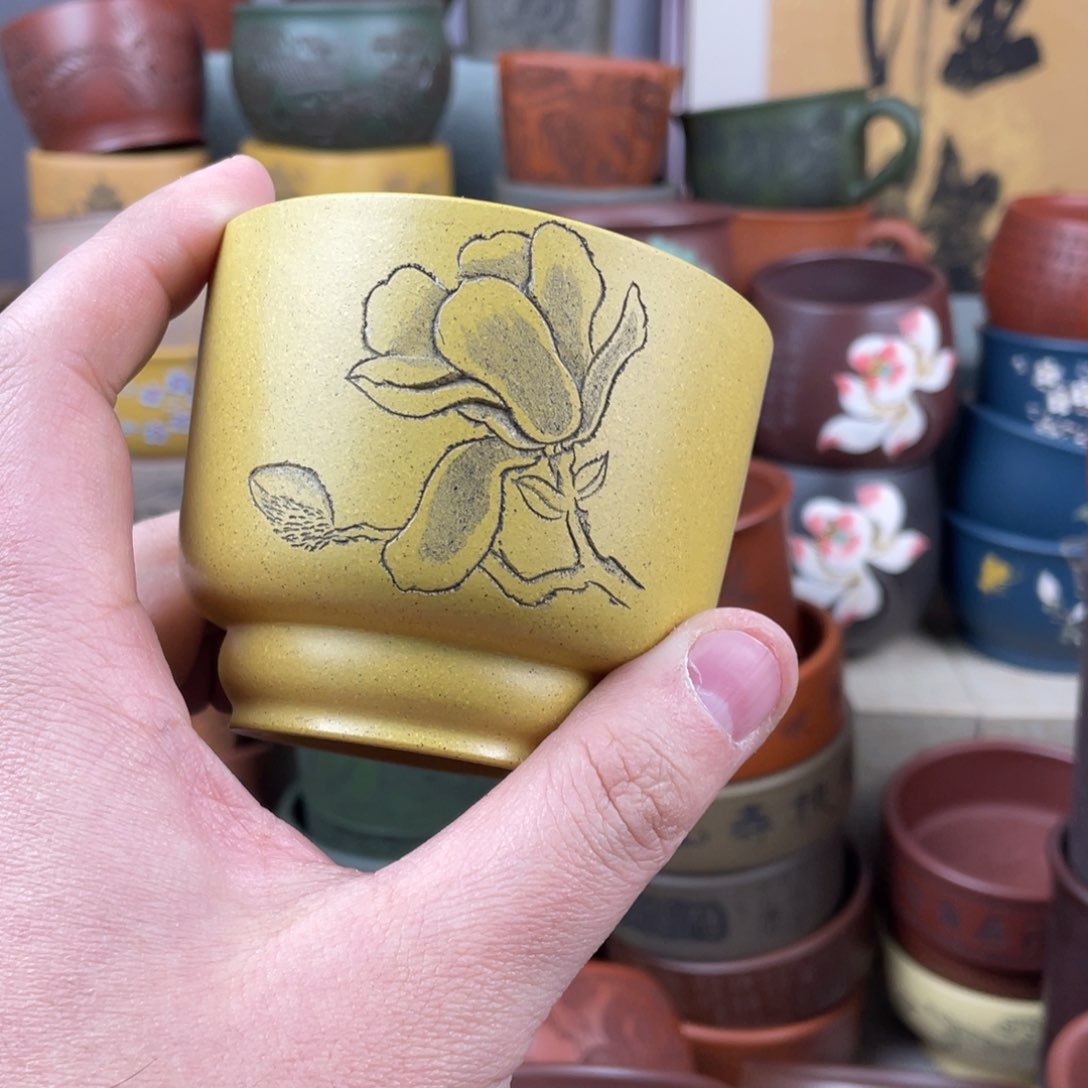 紫砂茶杯紫砂茶杯