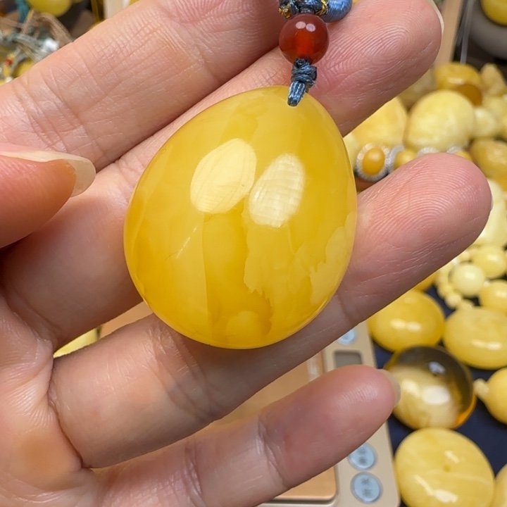 蜜蜡未镶嵌颈饰天然蜜蜡