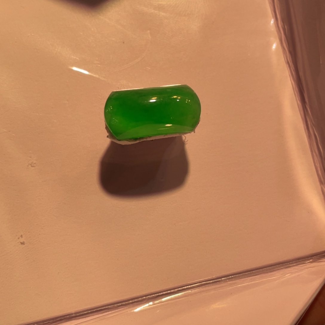 未镶嵌定制翡翠马鞍戒面