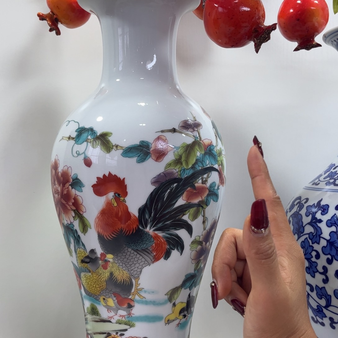 景德镇陶瓷花瓶摆件 