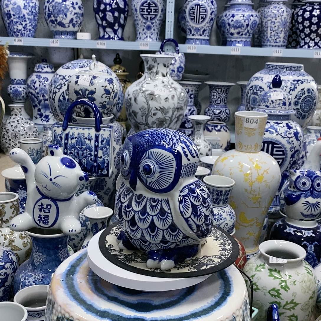 【闪购商品】摆件猫头鹰瓷器摆件…………………………