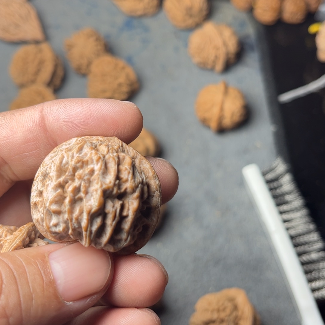 8***6文玩核桃吊坠野生