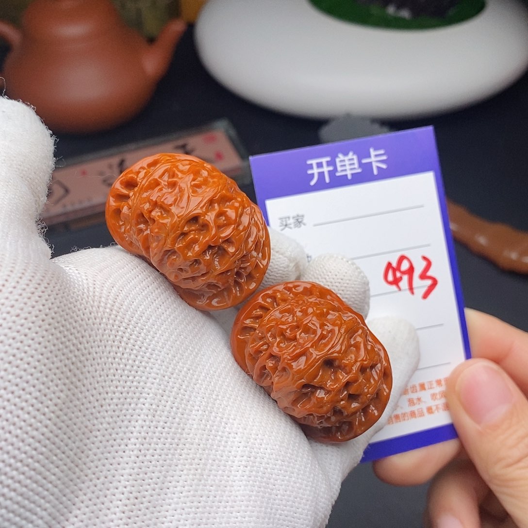 文玩核桃把件40宫灯493