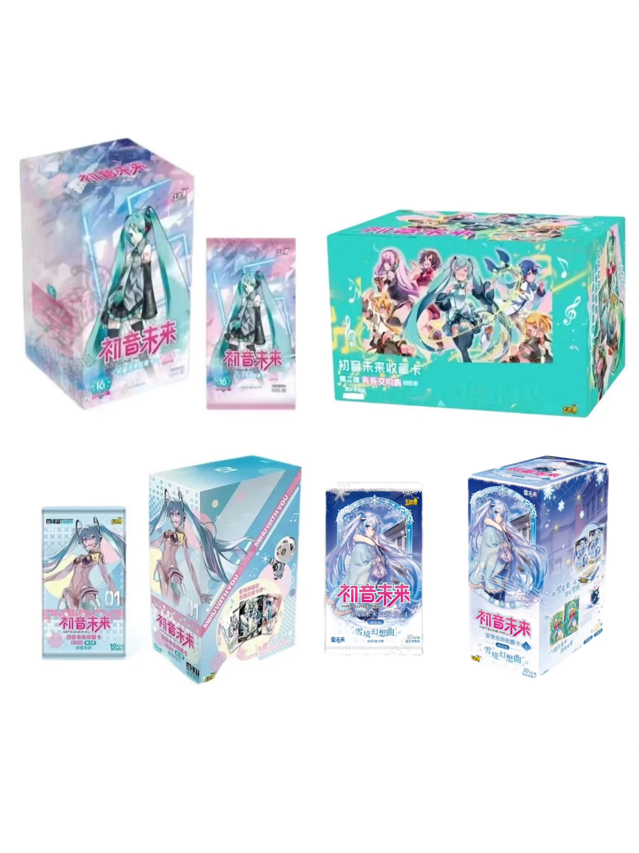 卡游【LR战神】正版授权卡游盲盒[初音未来]-第1.2.3.4弹