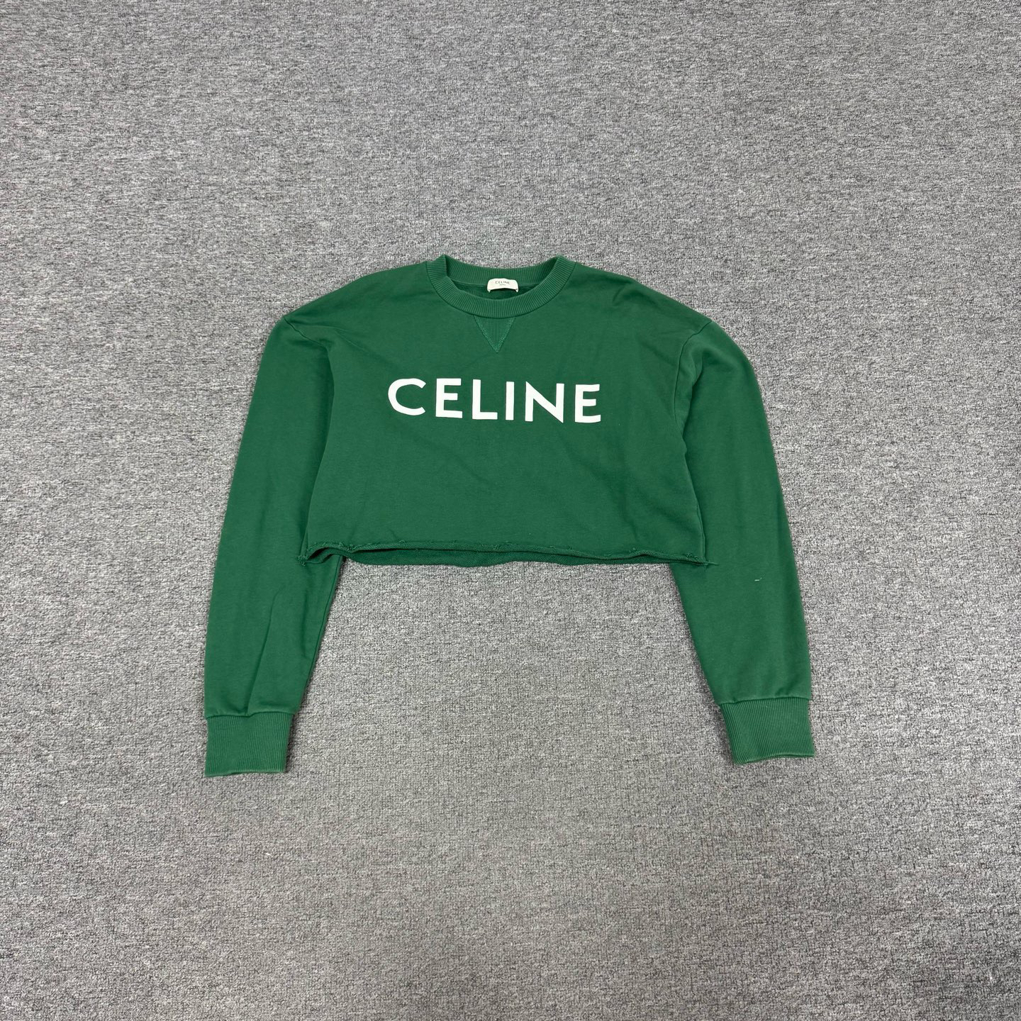 99新 AMIPARIS Celine 绿色卫衣M码