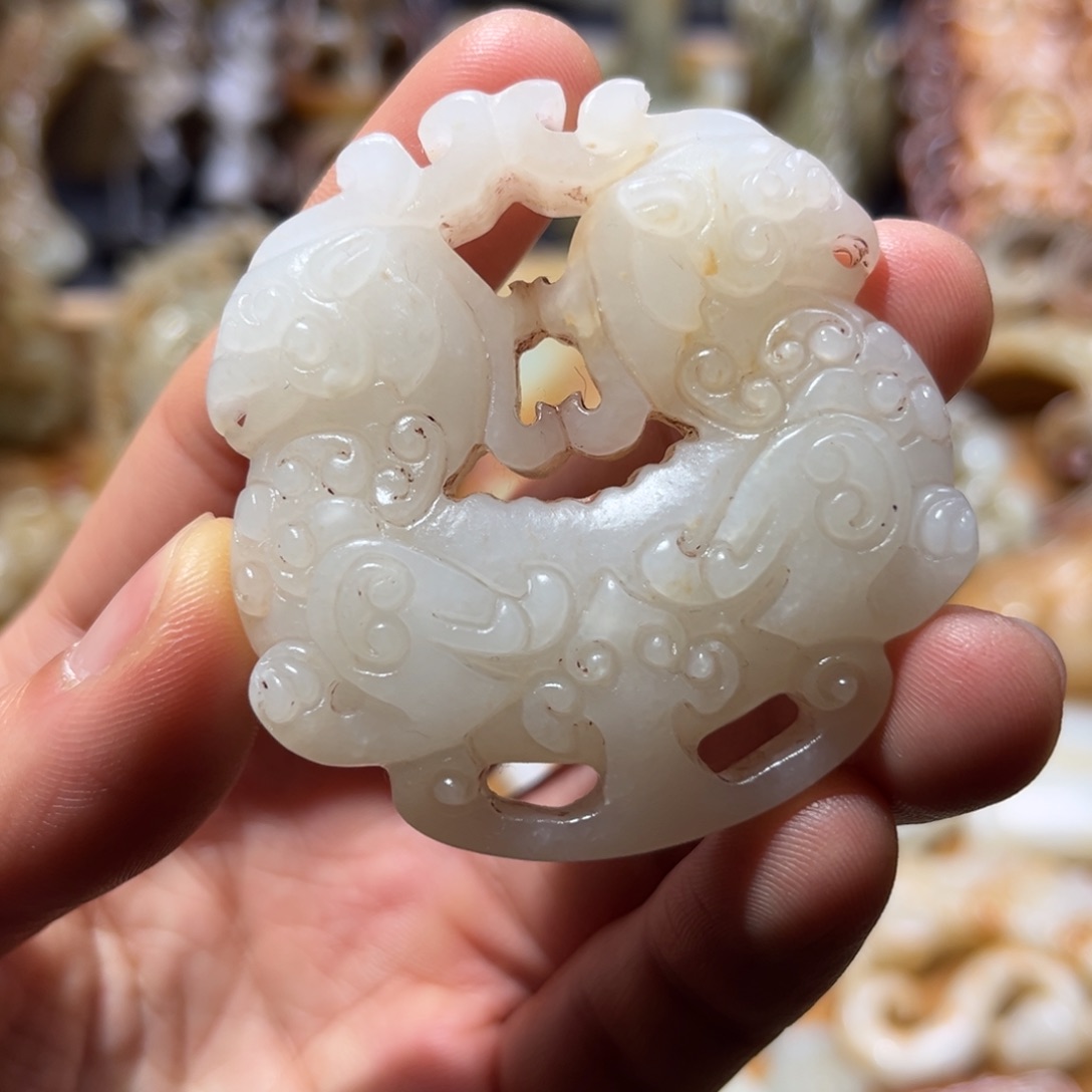 和田玉把件未镶嵌