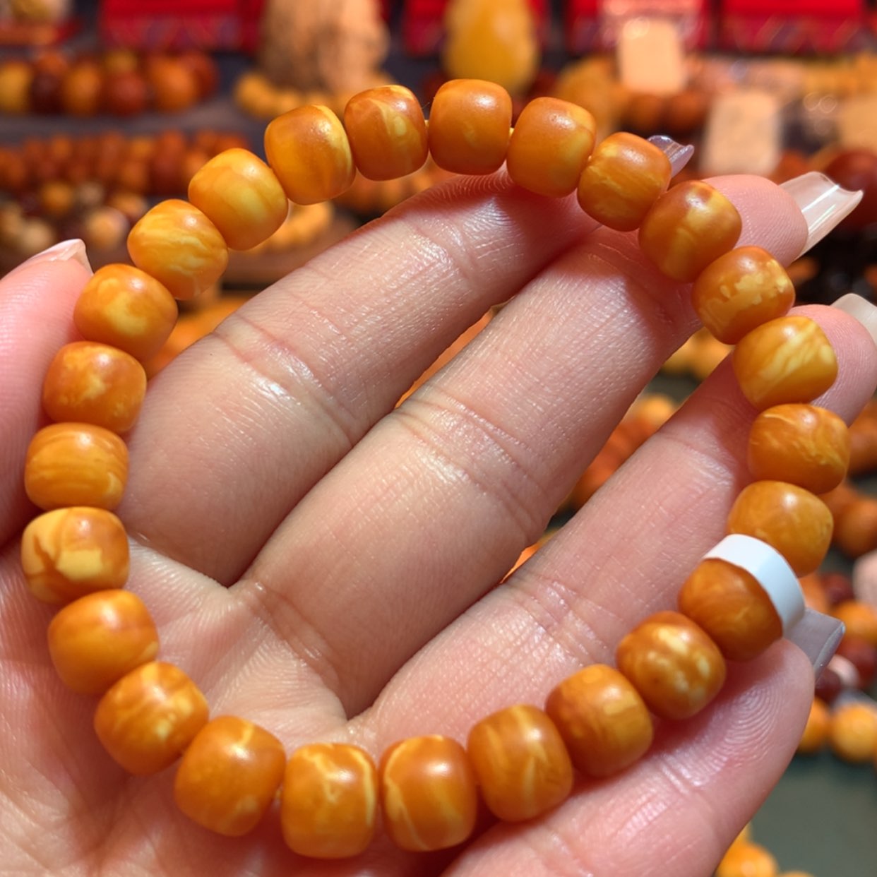 【闪购商品】蜜蜡手串未镶嵌蜜蜡手串