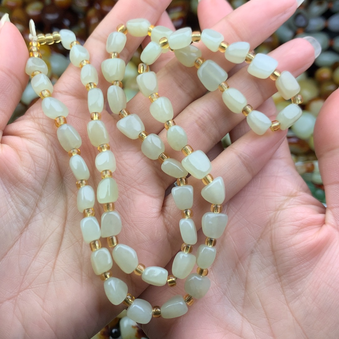 和田玉未镶嵌手链