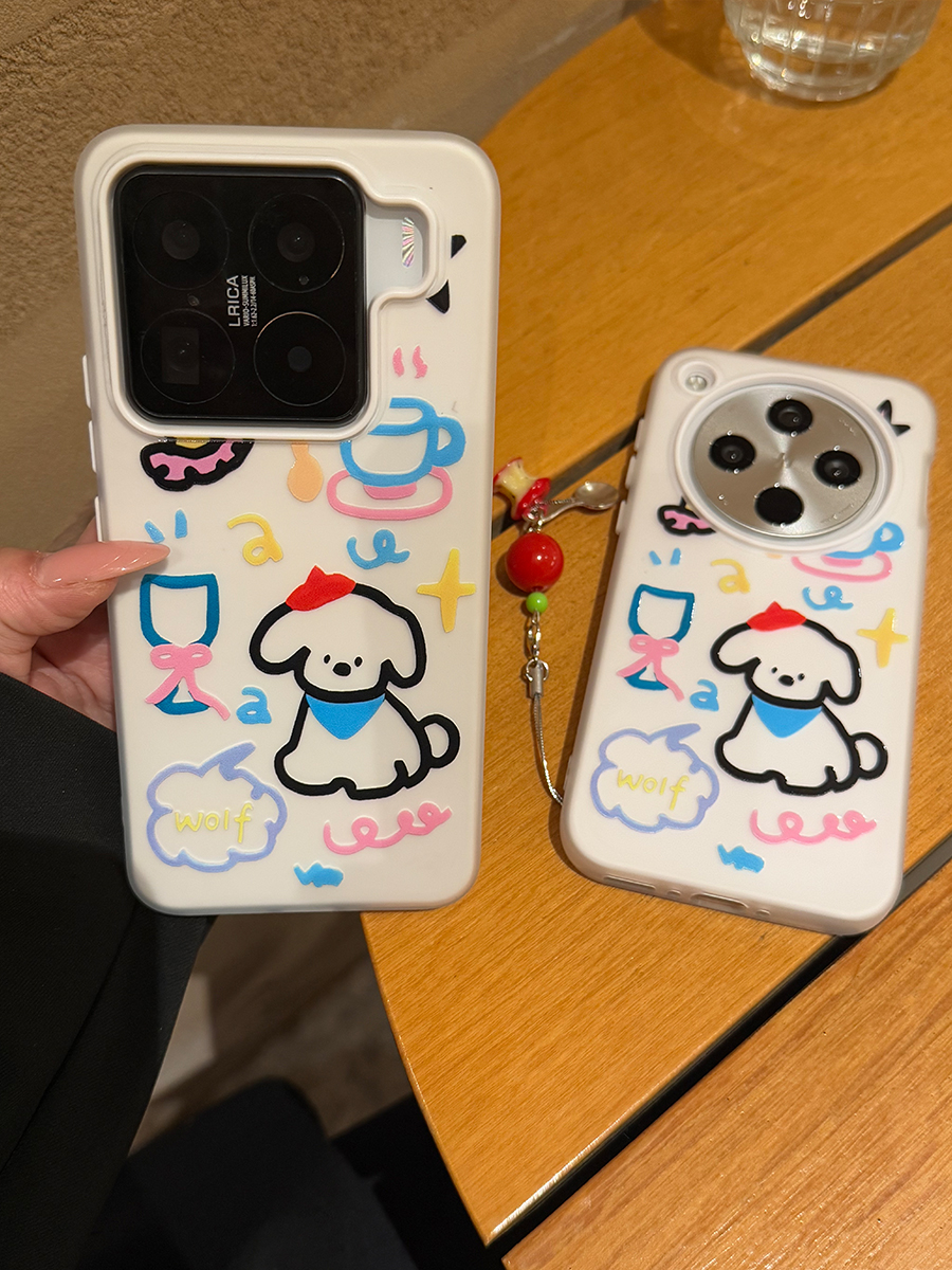 适用于小狗opporeno14手机壳小米15红米vivox200华为p80荣耀苹果