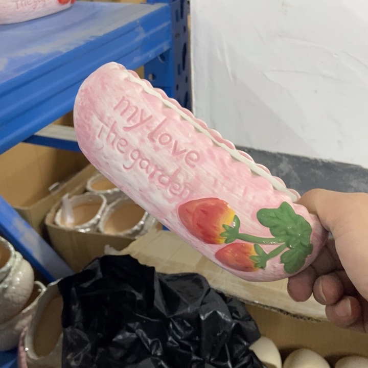 陶瓷花盆单场满9.9发16*8*5.5