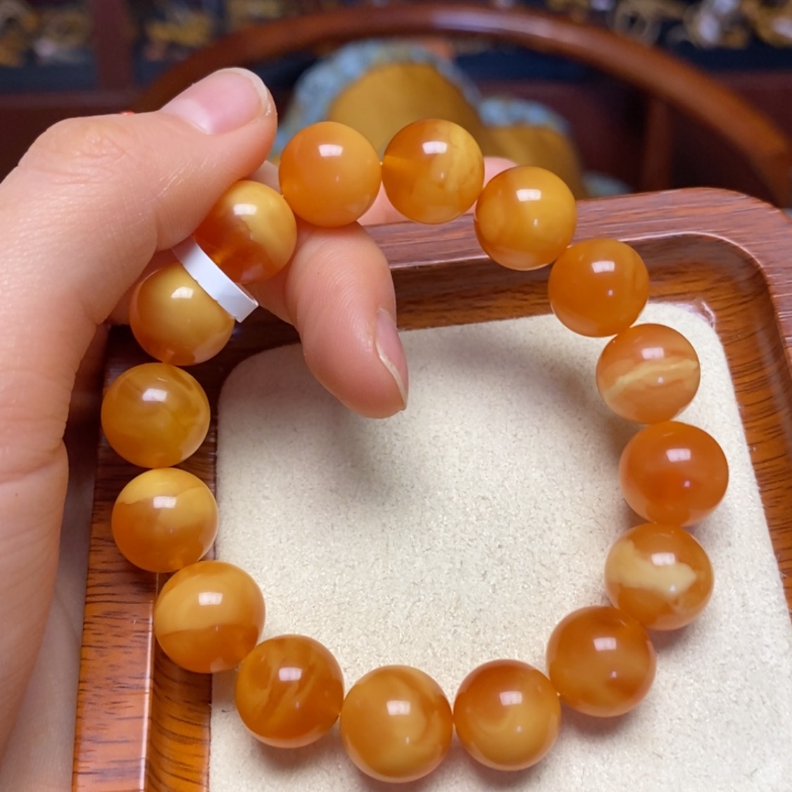 【闪购商品】蜜蜡手链未镶嵌手串