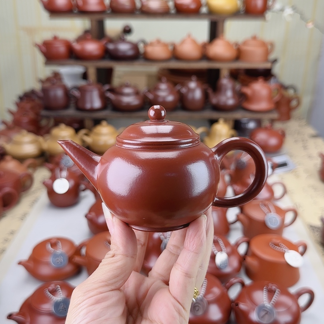 想***缘紫砂茶壶大红袍水平100x左右