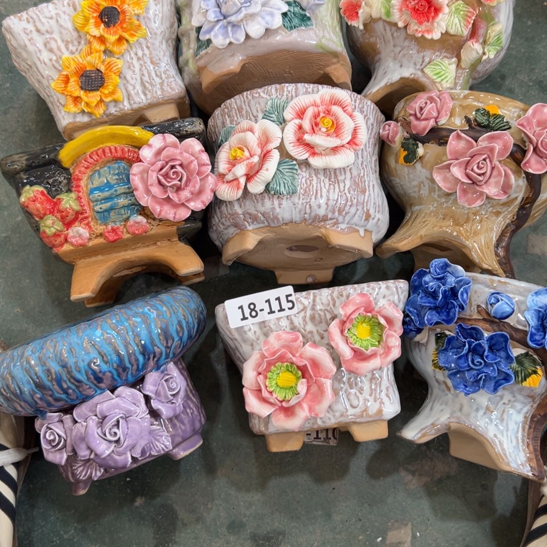 18115 多肉花盆，满20发货，爱退款拉黑