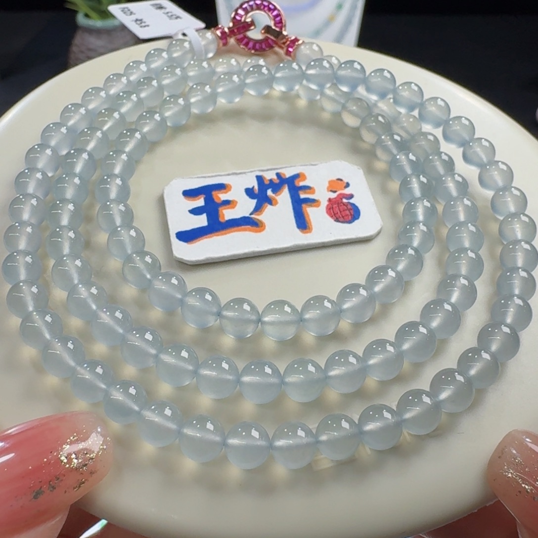 翡翠未镶嵌手链木纳极老种至胶至钢至纯卡5.8范范强烈推荐！