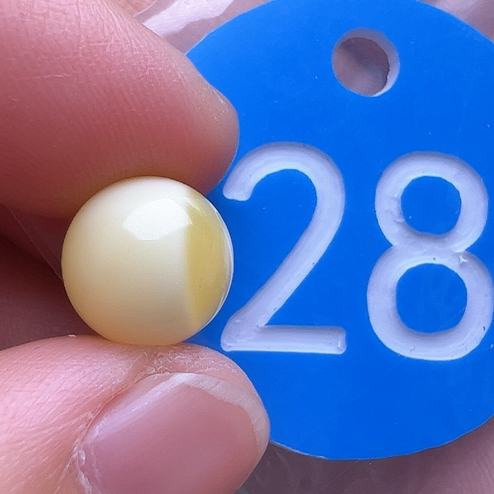 蜜蜡裸石未镶嵌10m m