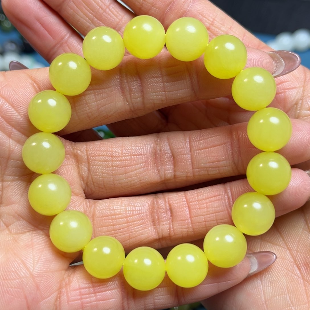 和田玉手串卡12未镶嵌