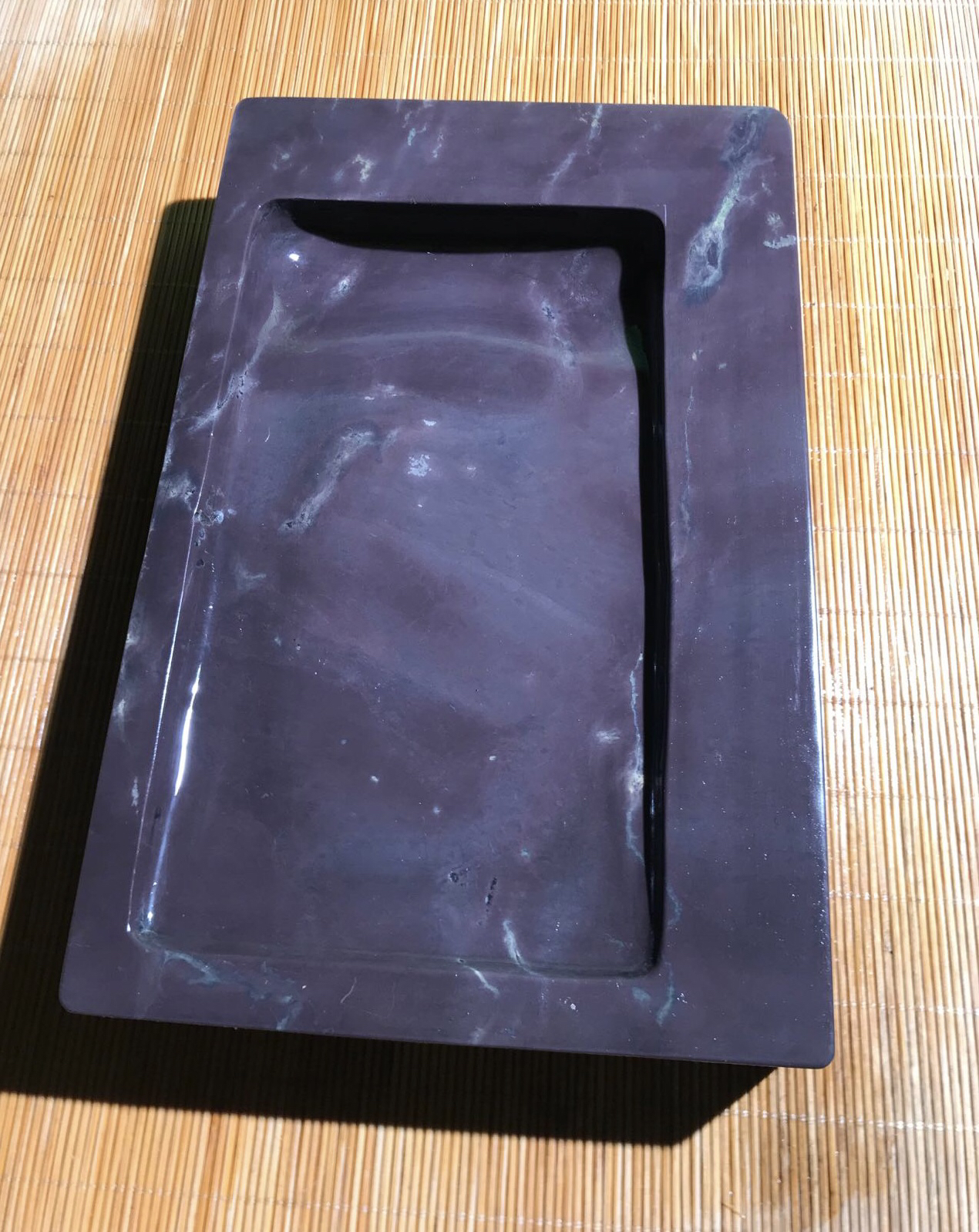 肇庆端砚麻子坑文房四宝老麻子砚台无盒