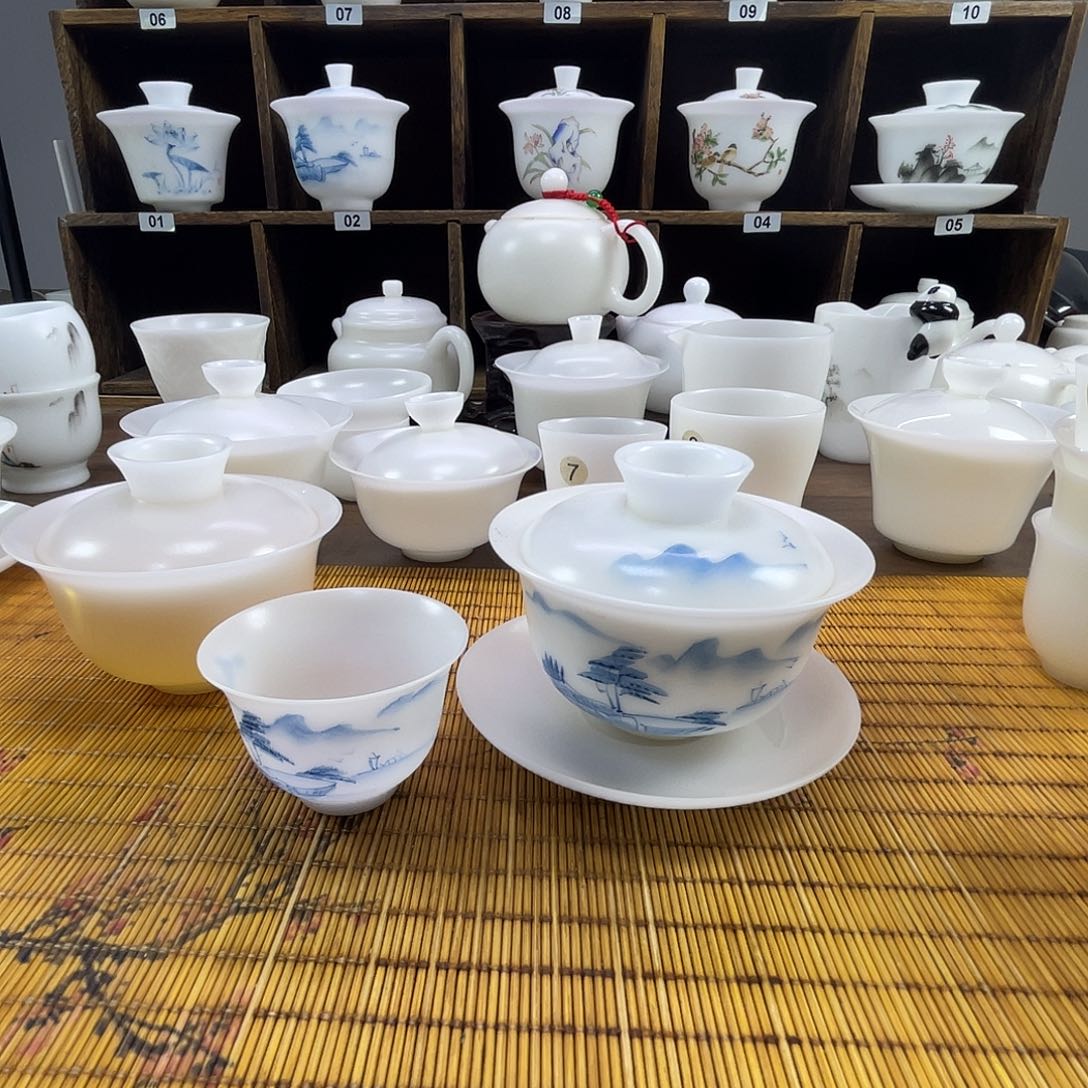 再***杯蓝山水盖碗啊啊啊啊啊啊啊