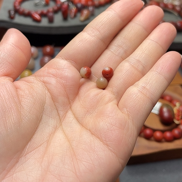 未镶嵌单珠6多样性发1南红玛瑙