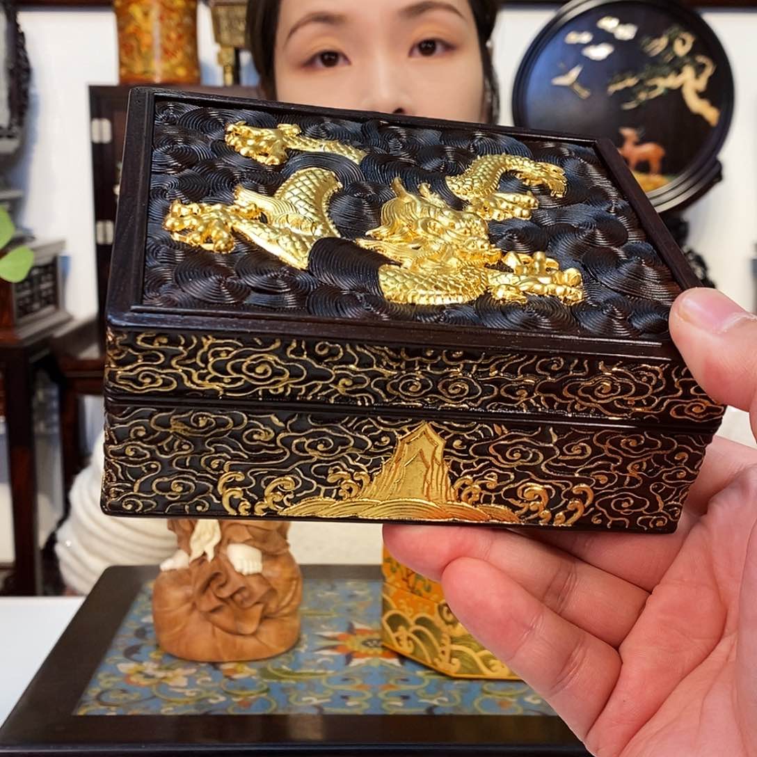 红酸枝木类成套家具大红酸枝盒子