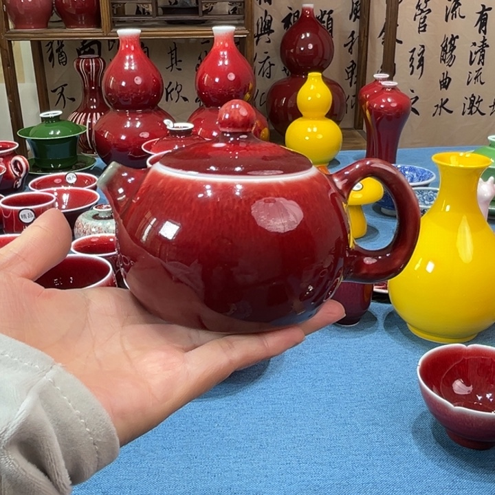 景德镇陶瓷西施壶