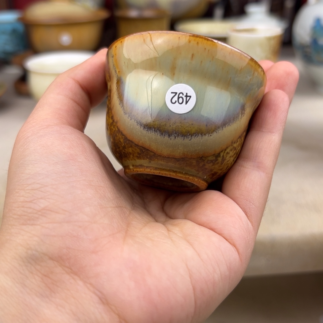 杯纯手工柴烧主人杯