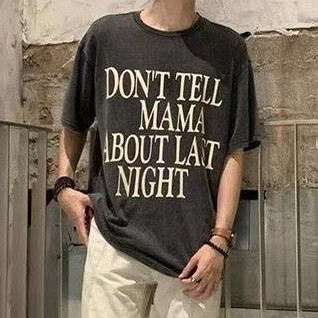 男款宽松简约t恤