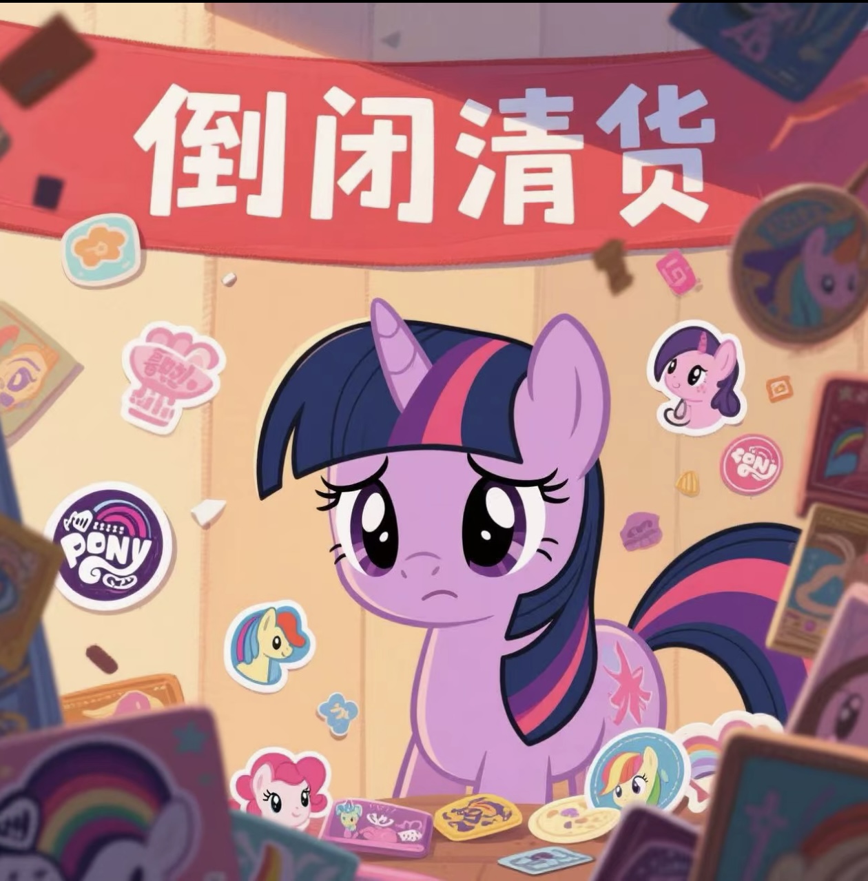 【亏米爽吃转盘】小马宝莉辉月趣影奇萌繁星系列收藏卡牌（默认代拆）
