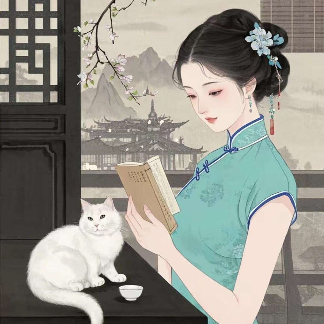 依莱娜888京派手工旗袍299-598