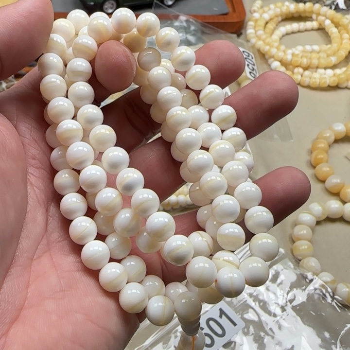 白玉菩提吊坠玉化2601