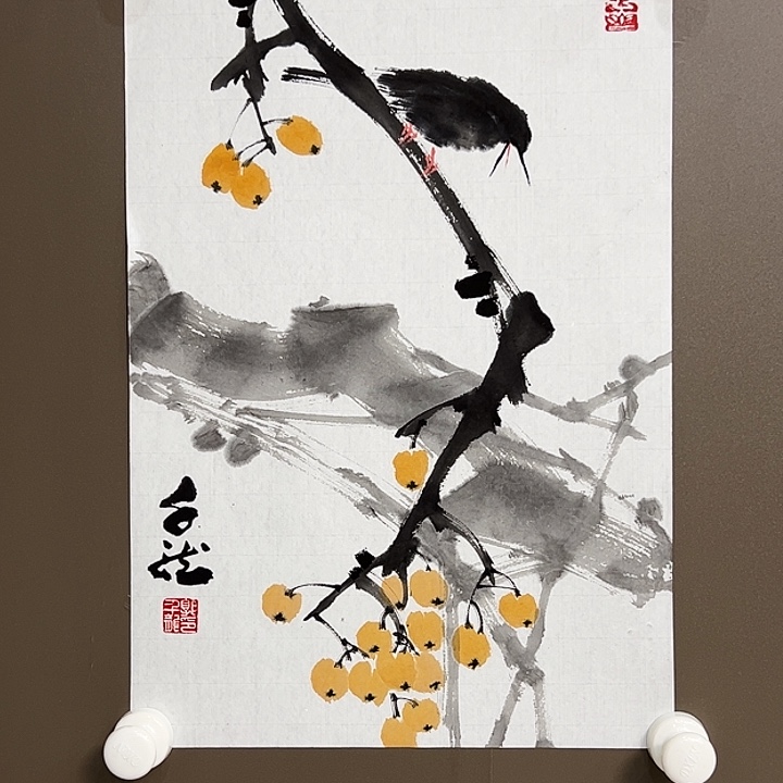 国画郭千龙   手绘原创