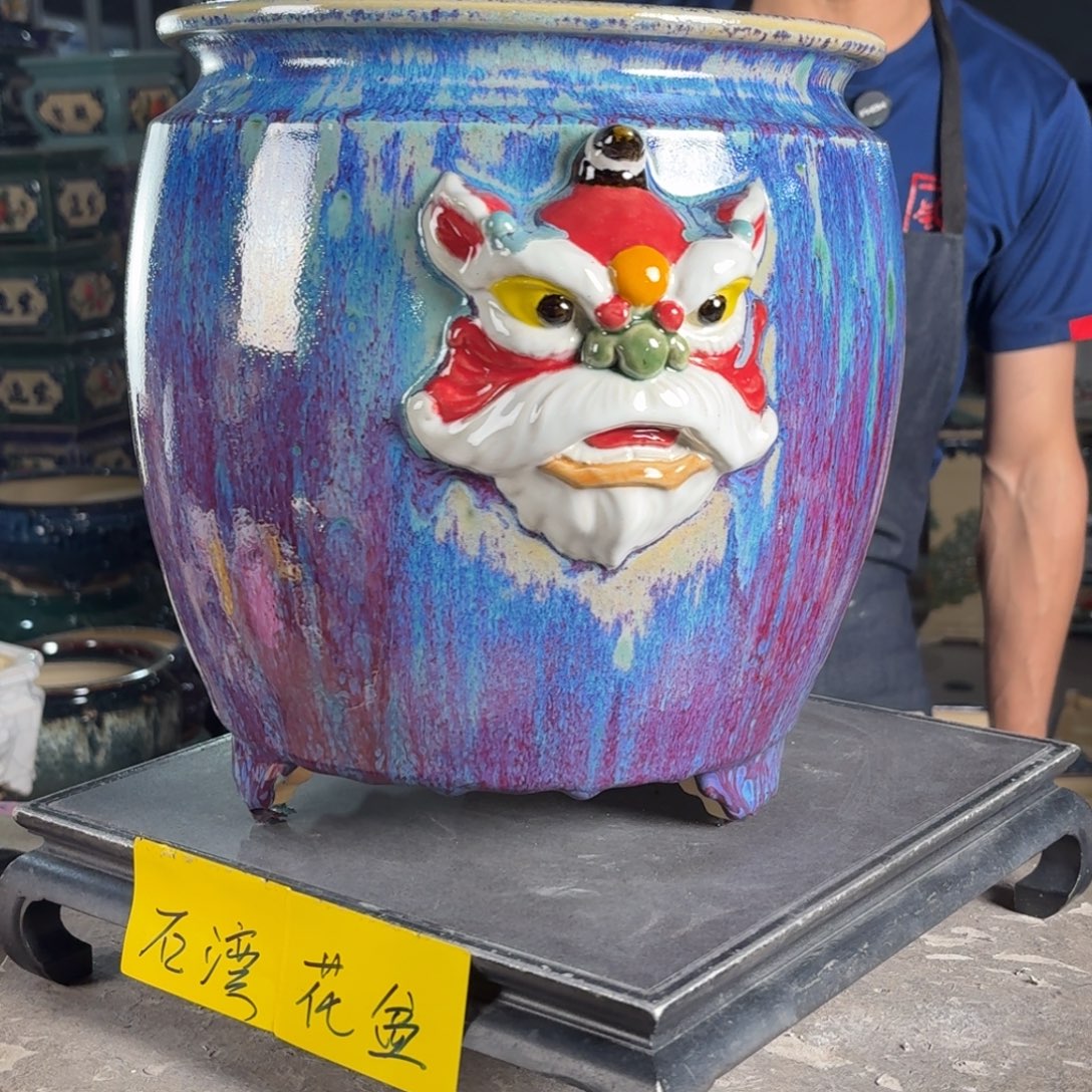 一风堂石湾花盆 内21*23