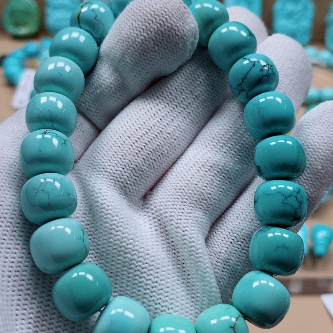 绿松石珠宝奇石未镶嵌