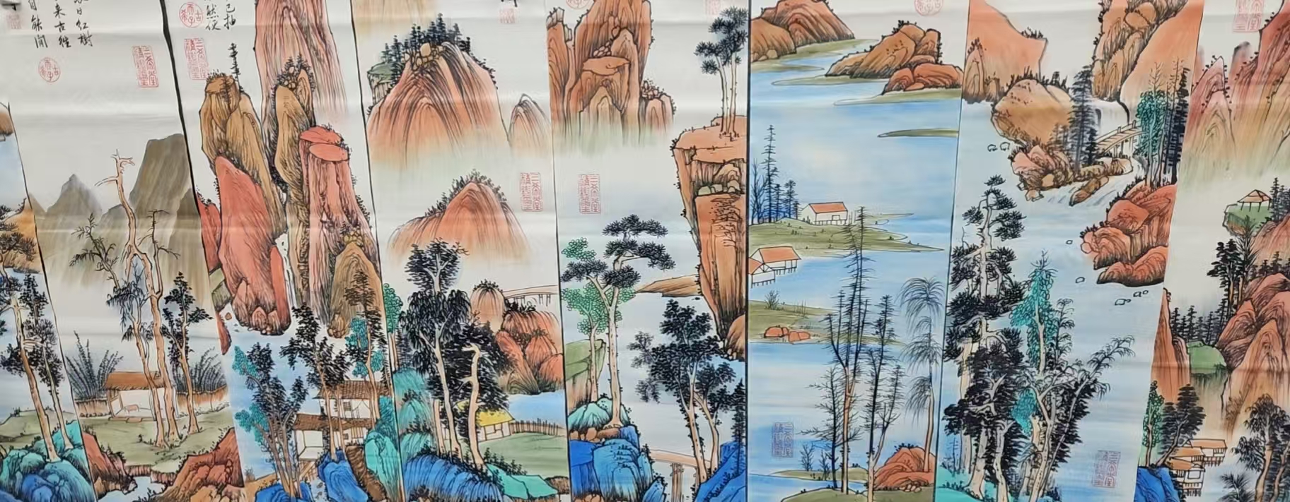 【优斯特】精品十二条屏装饰画通用链接