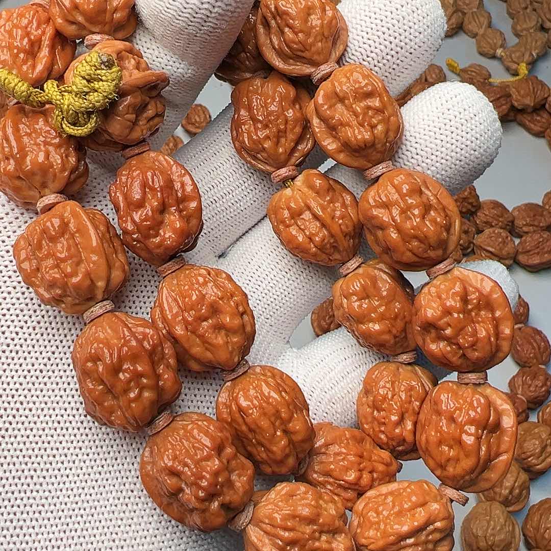 猴头核桃吊坠花**子金蟾16金标