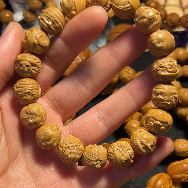 橄榄核手串/手链猴头海贼王