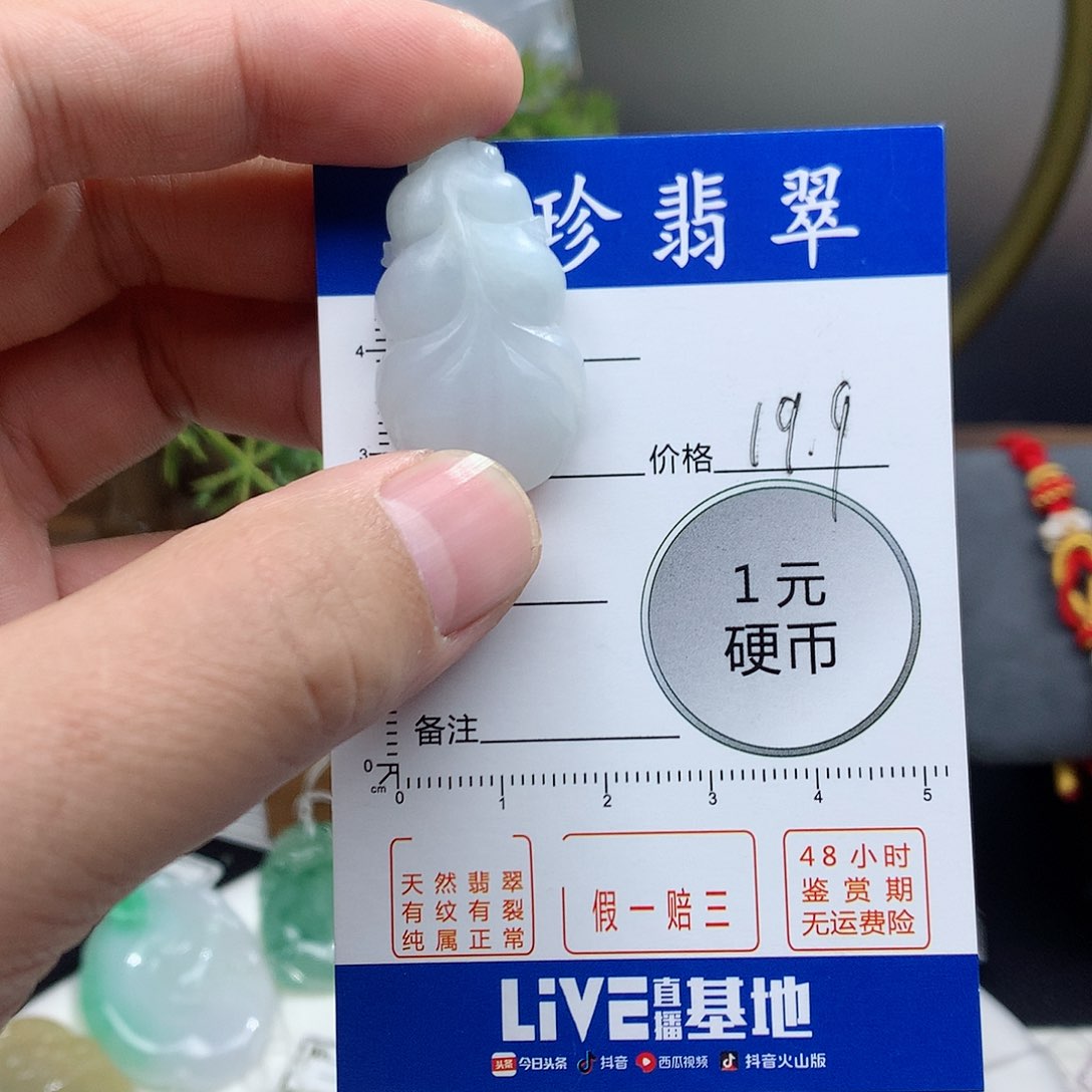 翡翠吊坠(不含链)未镶嵌翡翠