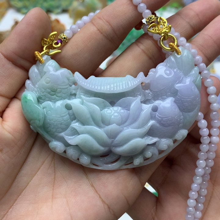 颈饰未镶嵌翡翠翡翠