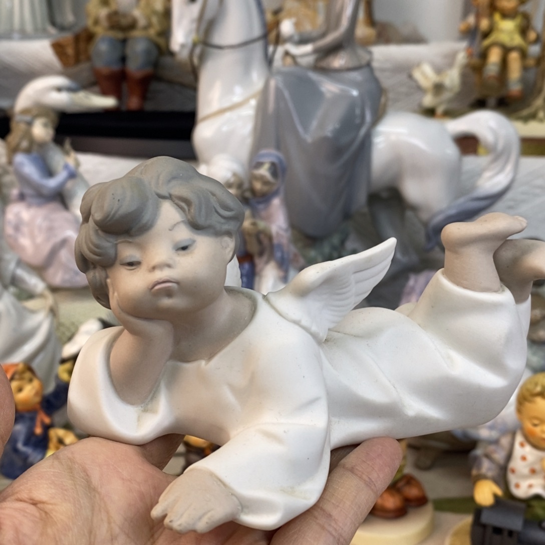 瓷片欧美中古美物摆件