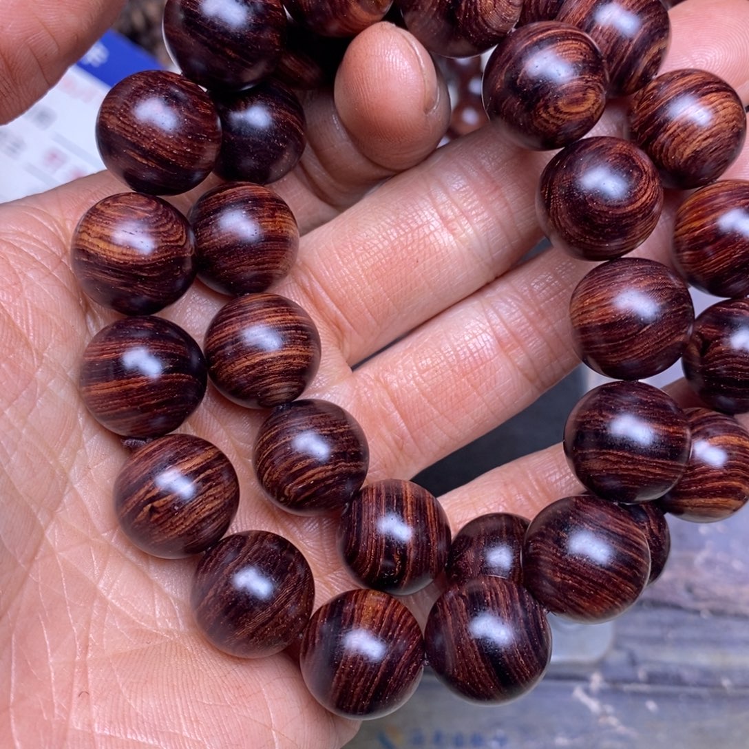 手串/手链降真香海南红降1.5紫底留疤34克